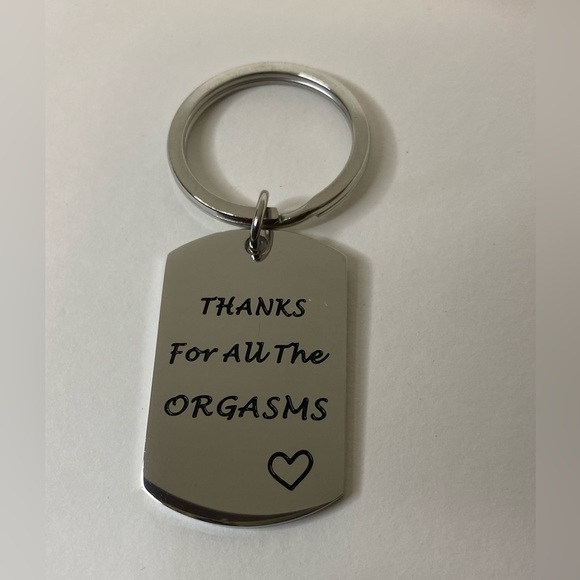 Thanks for au the ……. Keychain stainless steel - Picture 1 of 3